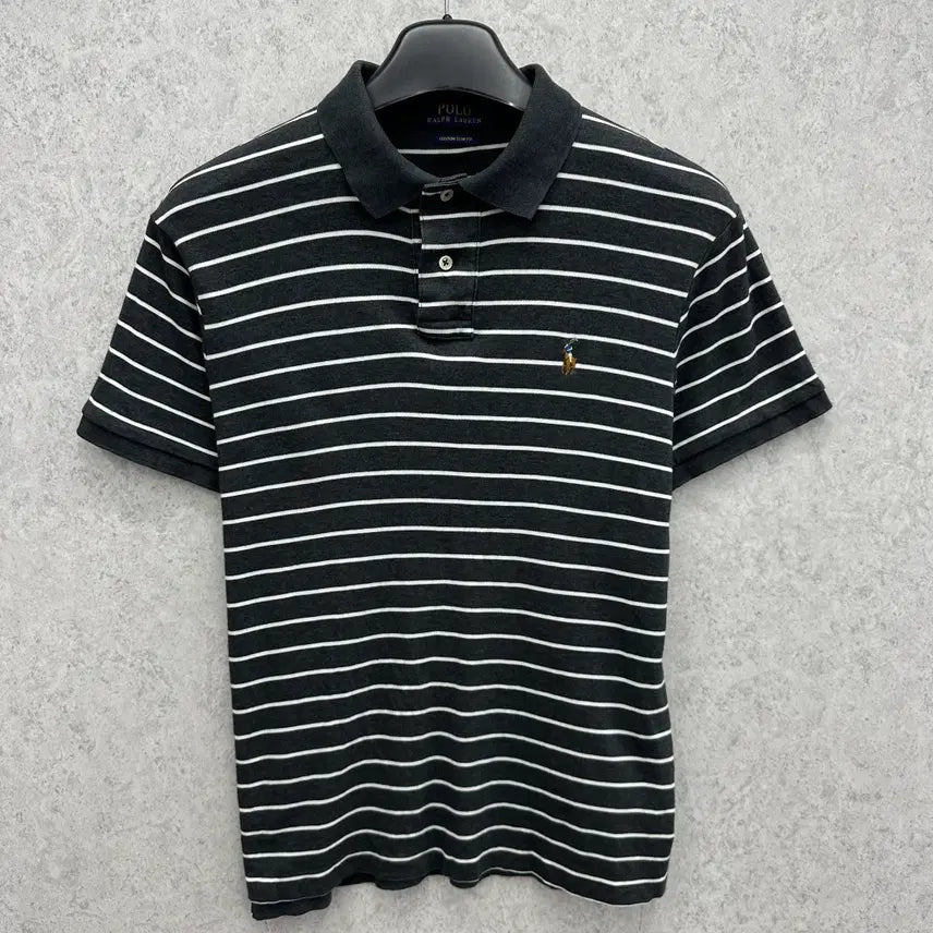 [BUNJANG] Polo Ralph Lauren Men's Slim Fit Short Sleeve Polo Shirt - Size M / 95 폴로 랄프로렌 남자 슬림핏 반팔 카라티