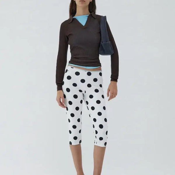 [BUNJANG] Paloma Wool Aneu Polka Dot Capri Leggings / Palomawool 팔로마울 Aneu 도트 카프리 레깅스 M (새상품)