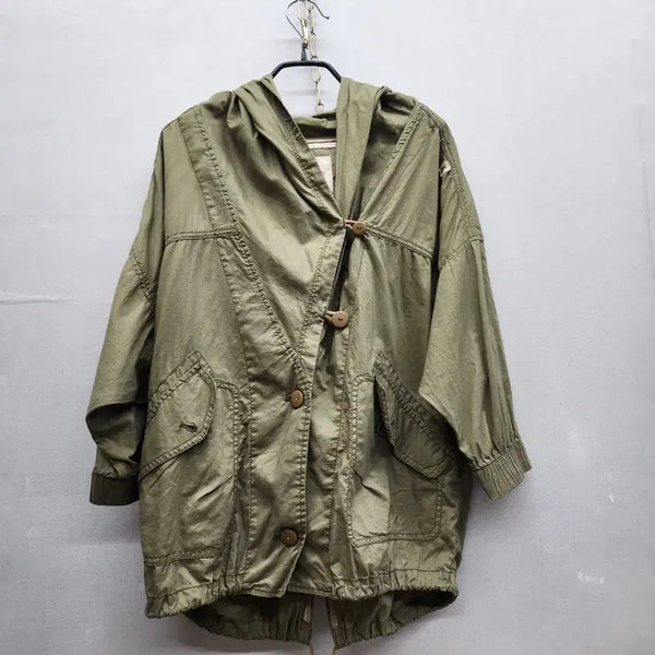 [BUNJANG] Thursday Island Diagonal Button Summer Jacket Size S / 써스데이아일랜드 사선버튼 여름 야상자켓 S(L)