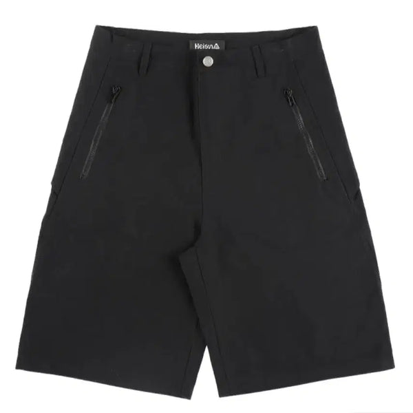 [BUNJANG] Haisan Hidden Pocket Bermuda Pants Black L / 하이산 히든 포켓 버뮤다 팬츠 블랙 L