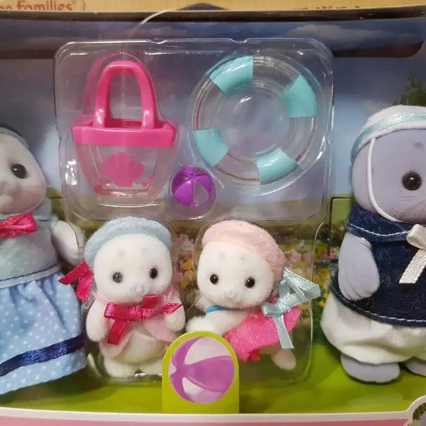[BUNJANG] Sylvanian Families Seal Family Set (Sealed) / 실바니안 물개 물범 가족 미개봉