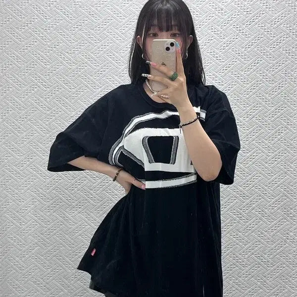 [BUNJANG] Diesel DIESEL Street Punk Signature Big Logo Short Sleeve T-Shirt XL / 디젤 스트릿 펑크 닥스트 시그니처 빅로고 반팔티 XL C13014