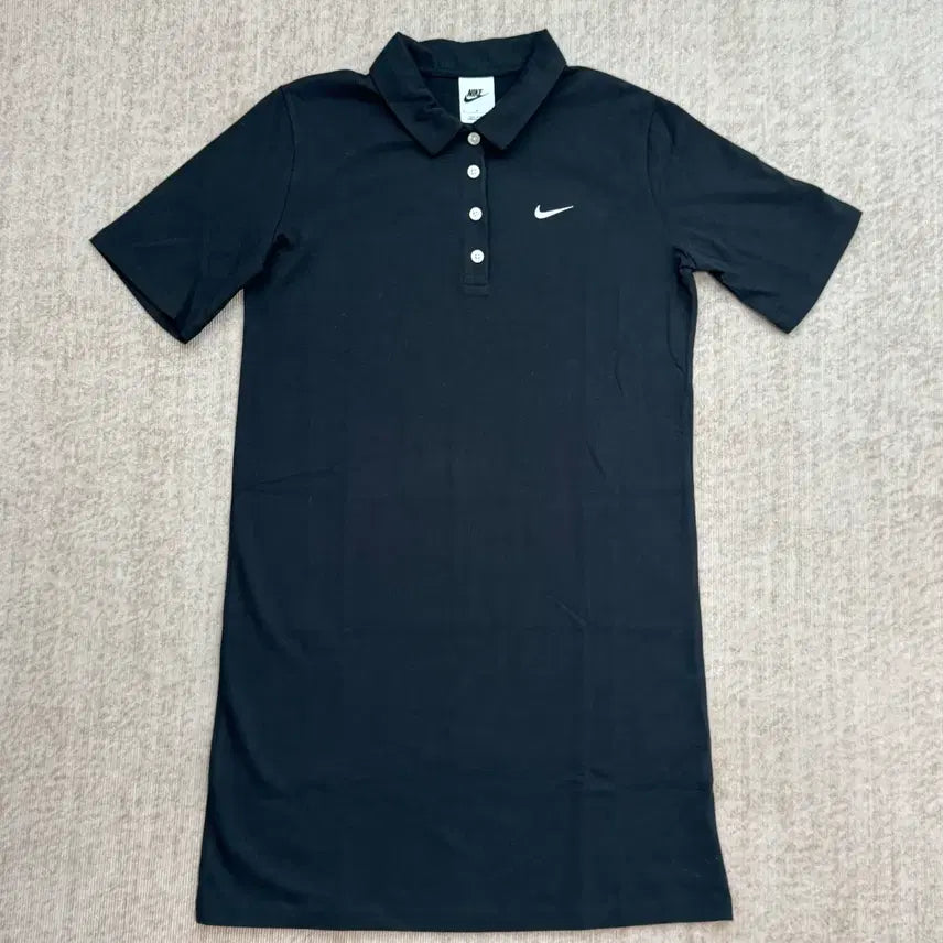 [BUNJANG] Nike Black Polo Mini Dress Women's S / 새상품 택x) 나이키 블랙 폴로 미니 원피스 여자 S