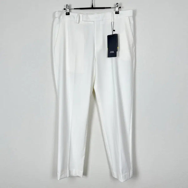 [BUNJANG] Musinsa Hidden Banding Slacks Pants Men's 33 / 무신사 히든밴딩 화이트 바지 슬랙스 남33 라덴 빈티지