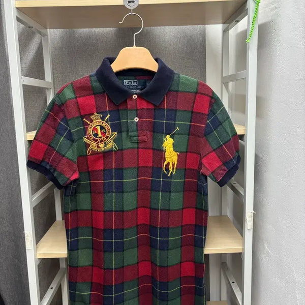 [BUNJANG] Polo Ralph Lauren Big Pony Gold Button Polo Shirt / 폴로 랄프로렌 금장 빅포니 카라티