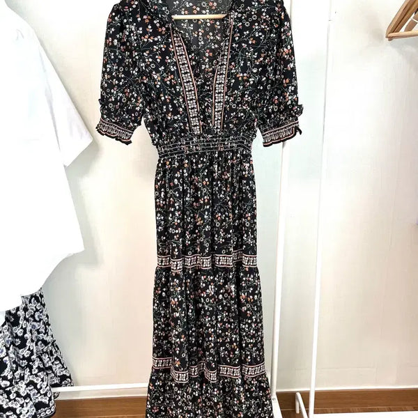 [BUNJANG] Max Studio Floral Print Summer Dress (Size S) / max studio 플라워 원피스 여름 시원 여성 S