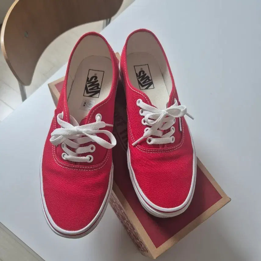 [BUNJANG] Vans Authentic Red Shoes (Size 265) / 반스 어센틱 레드 265사이즈