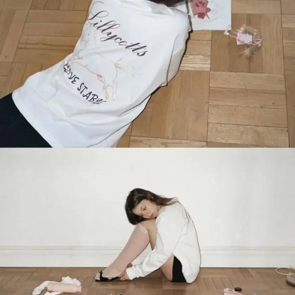 [BUNJANG] Lily Cots Lily Horse T-Shirt / 새상품:바배 릴리코츠 릴리 홀스티