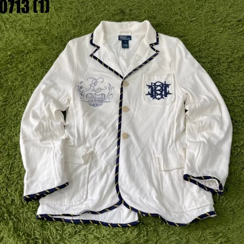 [BUNJANG] Polo Ralph Lauren White Jacket Size S / 폴로 랄프로렌 자켓 화이트 S