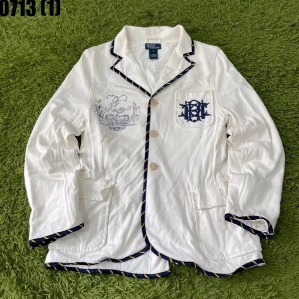 [BUNJANG] Polo Ralph Lauren White Jacket Size S / 폴로 랄프로렌 자켓 화이트 S
