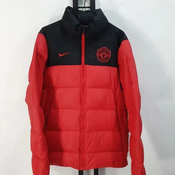 [BUNJANG] Nike Manchester United Down Padded Jacket Red/Black / 나이키 맨유 패딩 다운 자켓 레드/블랙