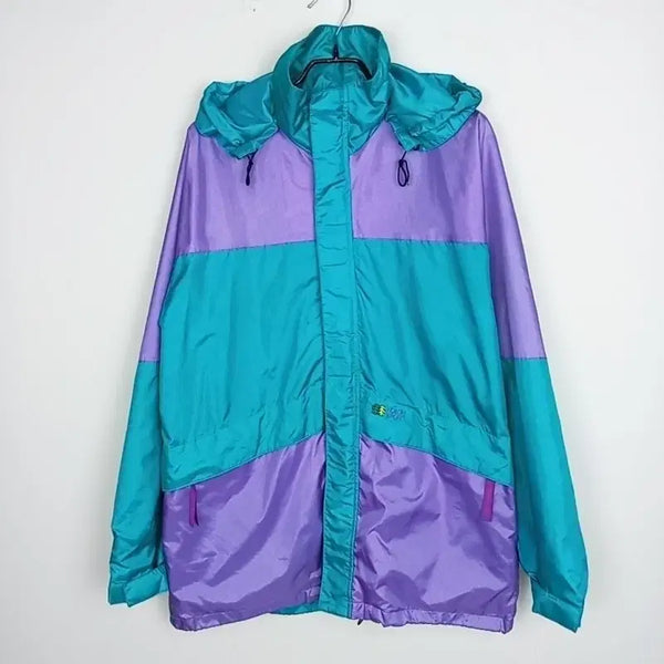 [BUNJANG] KOLON Vintage Oversized Windbreaker Jacket Jumper / 코오롱/빈티지 오버핏 바람막이 자켓 점퍼/라덴