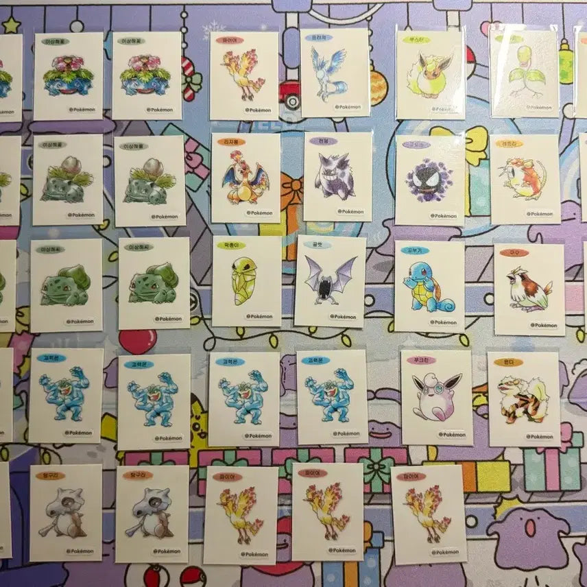 [BUNJANG] Pokemon Stickers Bundle Set / 포켓몬 띠부실 일괄 판매