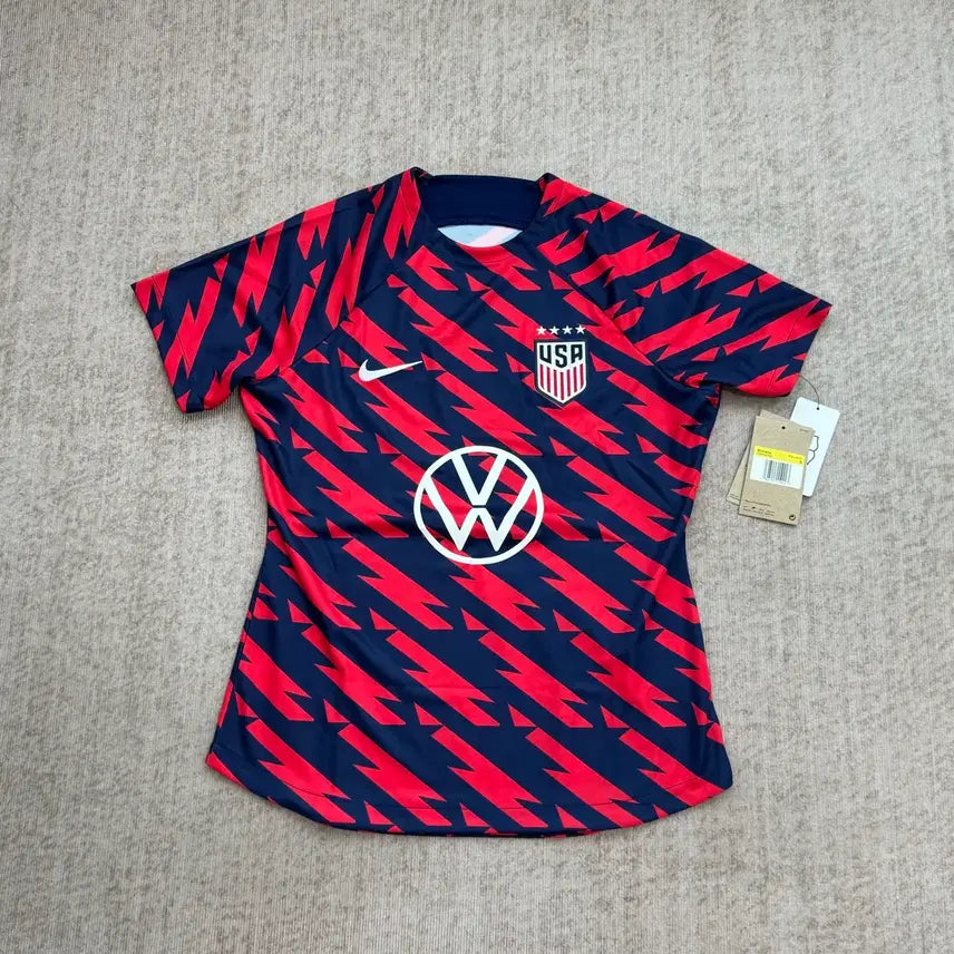 [BUNJANG] Nike US Women's Soccer Pre-Match Jersey S / 새상품 나이키 미국 여자 축구 프리매치 유니폼 여성 S