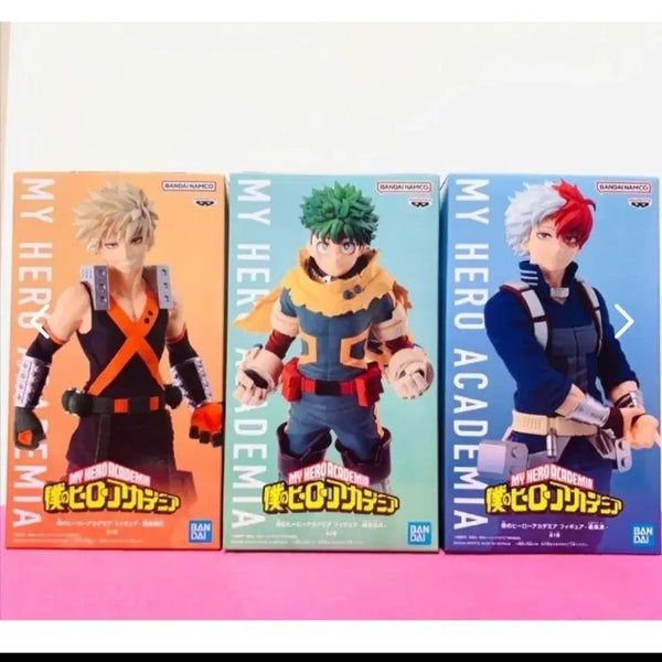 [BUNJANG] My Hero Academia 3-Character Figure Set / 나의 히어로 아카데미아 피규어 3종 세트