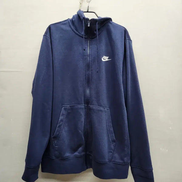 [BUNJANG] Nike Logo Embroidered Full Zip Hoodie / 나이키 로고자수 풀집업 후드집업 L(XL)