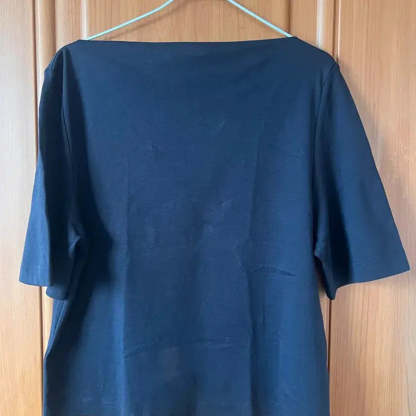 [BUNJANG] COS Boat Neck Short Sleeve T-Shirt Navy / Cos 보트넥 반팔티