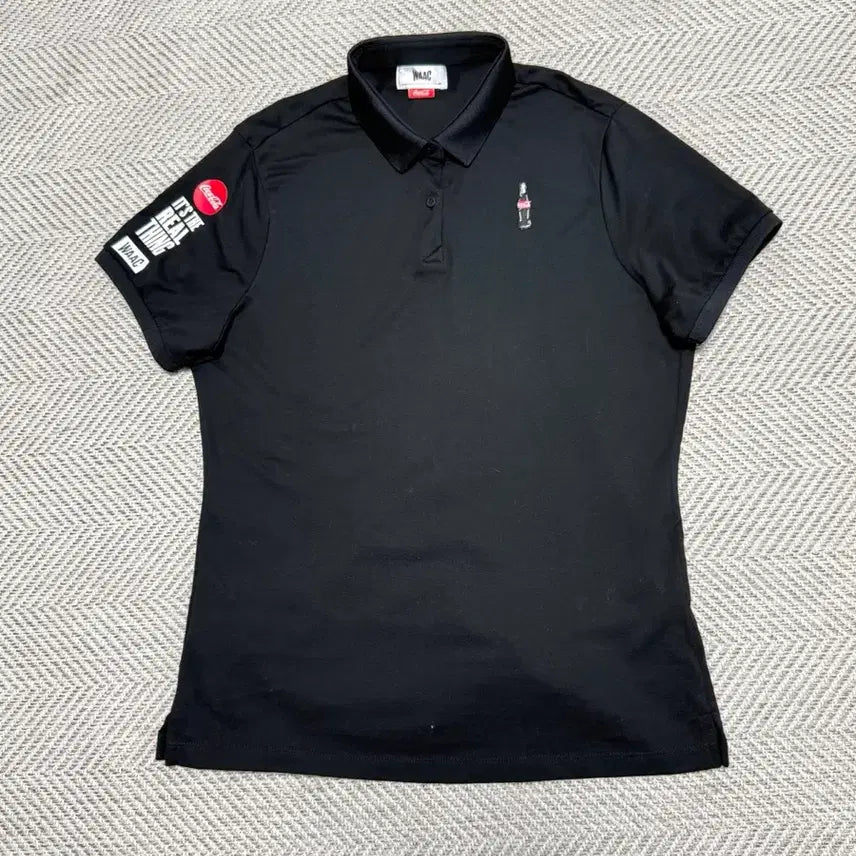 [BUNJANG] WAAC x Coca-Cola Collaboration Short Sleeve Polo Shirt Women's / WAAC 코카코라 콜라보 반팔 카라티/4