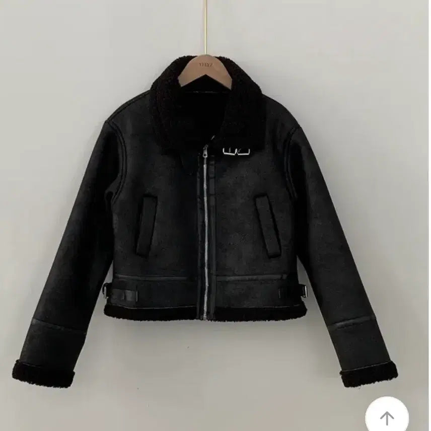 [BUNJANG] Black Mustang Jacket / 무스탕 블랙