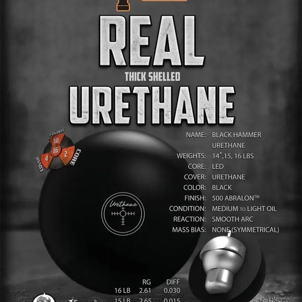 [BUNJANG] Hammer Black Urethane Origin Bowling Ball 15lb / [중고 볼링우레탄공] 햄머 블랙 우레탄 15파운드 (16년 오리지널 공인