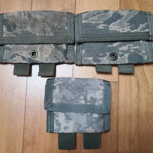 [BUNJANG] US Air Force ABU Camo Pouches (3-Piece Bundle) / 미공군 오리지날 소형파우치 3개 일괄