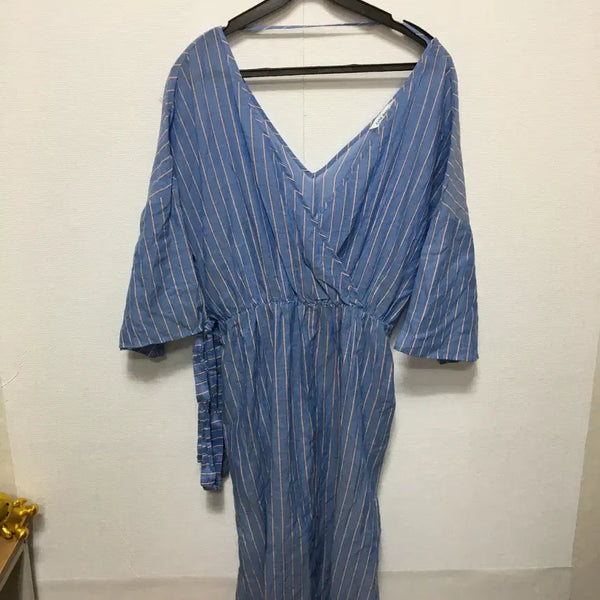 [BUNJANG] Zara Striped Long Dress / 자라 스트라이프 롱원피스
