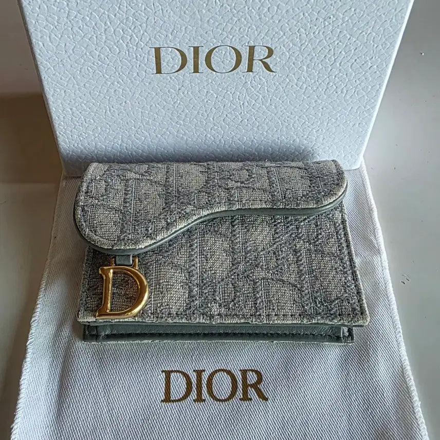 [BUNJANG] Dior Oblique Card Holder (Grey) / [정품/S급)디올 오블리크 카드지갑(동영상)