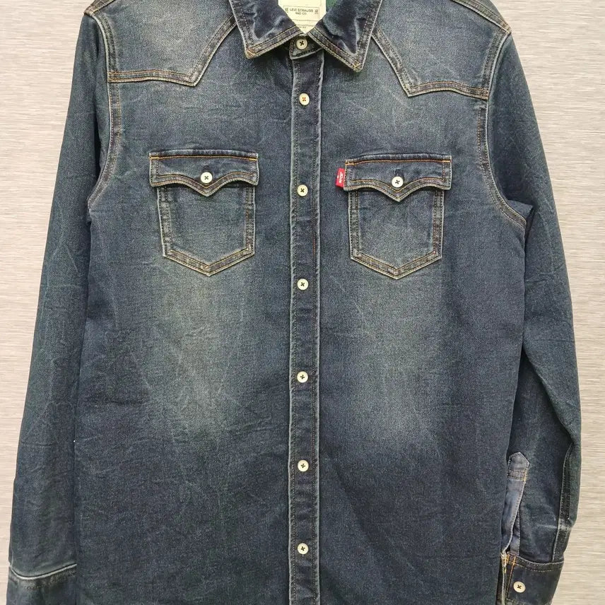 [BUNJANG] Levi's Denim Shirt Blue Size 160 / 5818 리바이스 데님 셔츠 160
