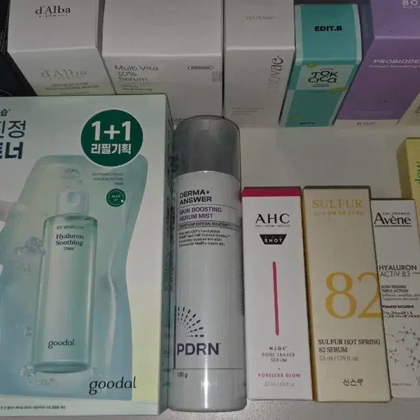 [BUNJANG] Various Skincare Products: Serums, Toners, Creams, Eye Creams, Mists / [새상품] 앰플 세럼 아이크림 토너 크림 에센스 미스트 등 스킨케어 제품