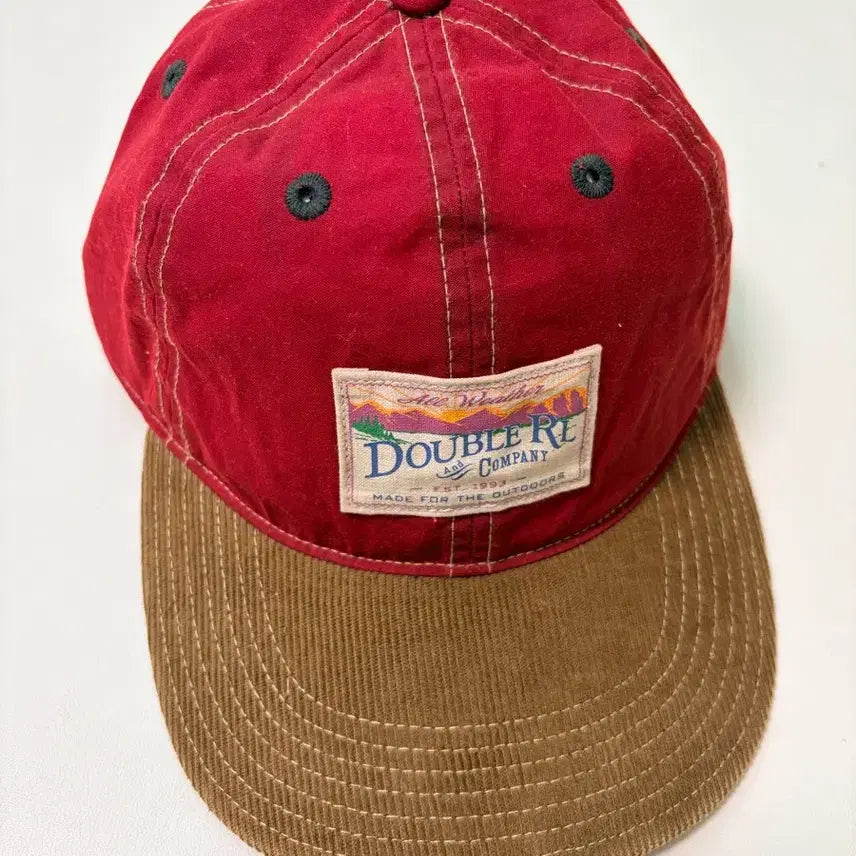 [BUNJANG] RRL Corduroy Bill Oilcloth Cap Hat / RRL 더블알엘 코듀로이 빌 오일클로스 볼 캡 모자