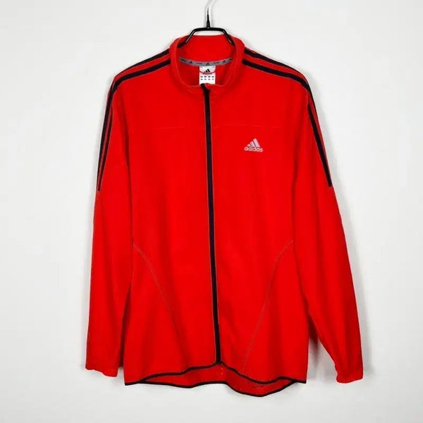 [BUNJANG] Adidas Lightweight Orange Windbreaker Jacket - Men's L/XL / 아디다스/경량 주황 바람막이 자켓 점퍼 남L XL/라덴