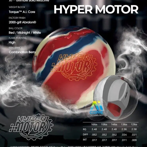 [BUNJANG] Storm Hyper Motor 15lb Certified Bowling Ball / [중고 볼링공] 스톰 하이퍼 모터 15파운드 (공인구) 하이퍼포먼스 훅볼
