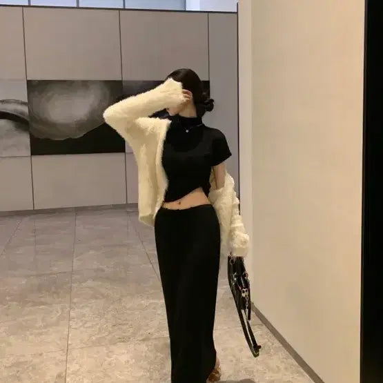 [BUNJANG] Le Moment Work Maxi Skirt / 르모멘트 워크 맥시 스커트