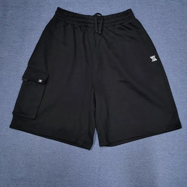 [BUNJANG] XEXYMIX Essential Signature Brushed Bermuda Cargo Shorts Black L / 젝시믹스 에센셜 시그니처 기모 버뮤다 카고쇼츠 블랙 (L)