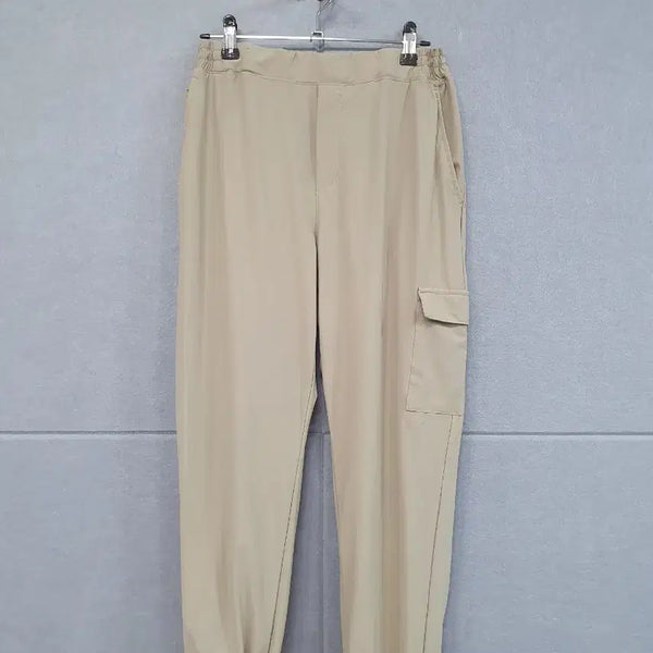 [BUNJANG] Jean-Michel Basquiat Cargo Jogger Pants Beige L / #미셸 바스키아 카고 조거 팬츠 베이지 L