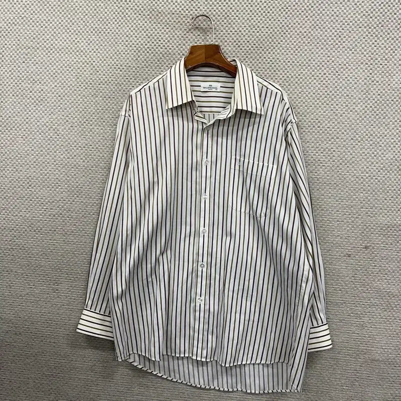 [BUNJANG] Balenciaga Old Stripe Shirt / 발렌시아가 올드 스트라이프 셔츠 105 D08552