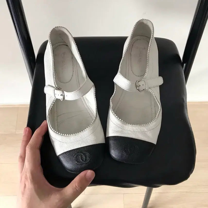 [BUNJANG] Chanel Leather Mary Jane Shoes / 샤넬 레더 메리제인 슈즈 신발