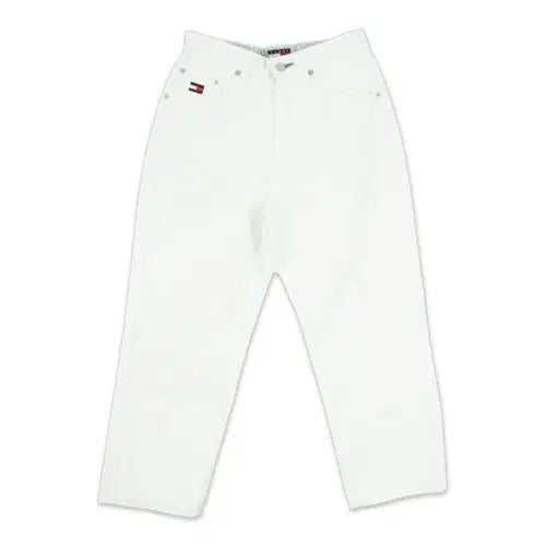 [BUNJANG] Tommy Hilfiger Women's Cotton Patch Logo Chino Pants (XS) / 타미힐피거 (WOMEN - XS) 코튼 패치 로고 치노 팬츠