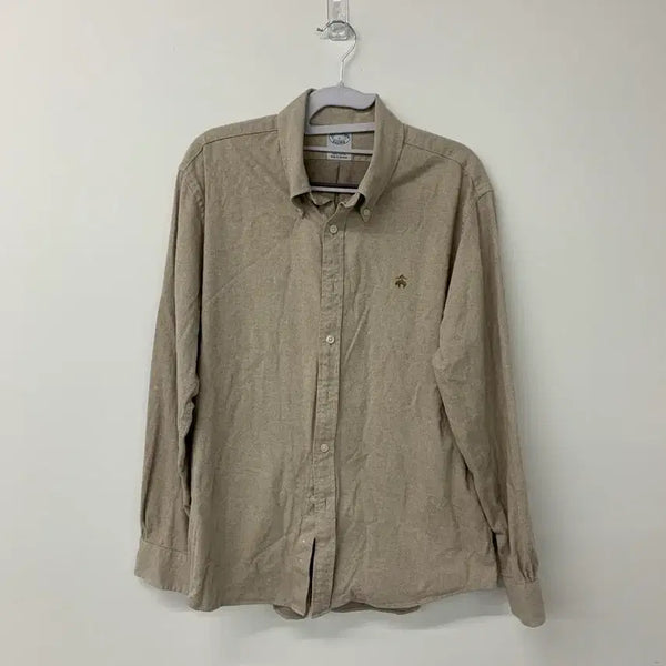 [BUNJANG] Brooks Brothers Beige Shirt L / 브룩스브라더스 셔츠 베이지 L