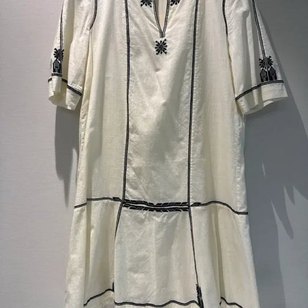 [BUNJANG] Isabel Marant Étoile White Embroidered Mini Dress / 이자벨마랑 에뚜알 원피스