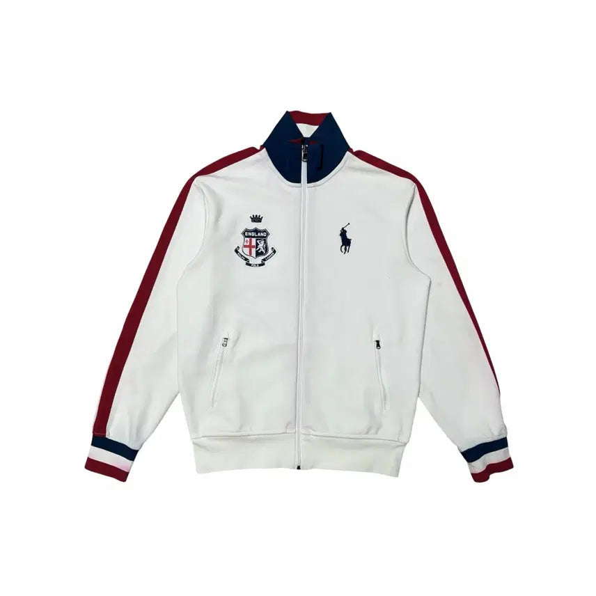 [BUNJANG] Polo Ralph Lauren Big Pony Chieftain Jersey (Oversized S) / 폴로 랄프로렌 빅포니 치프키프 잉글랜드 화이트 져지  (오버핏 S)