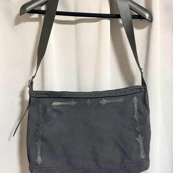 [BUNJANG] Politeu 1011 Crossbody Bag Washed Black / 폴리테루 1011 크로스백 워시드 블랙