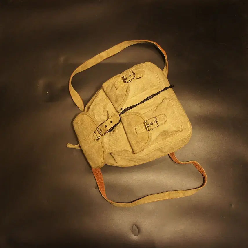 [BUNJANG] Vintage Leather Backpack / Q330 남자백팩 남성백팩 가죽백팩 가죽배낭 빈티지 가죽가방 가죽백