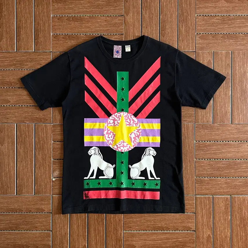 [BUNJANG] Phenomenom 00s Cotton Printing Short Sleeve T-Shirt L / 00s 페노메놈 Phenomenom 코튼 프린팅 반팔티 L