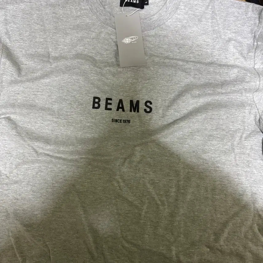 [BUNJANG] BEAMS Grey T-Shirt (Size L) / 새상품 일본 BEAMS 티셔츠 그레이 (사이즈L)