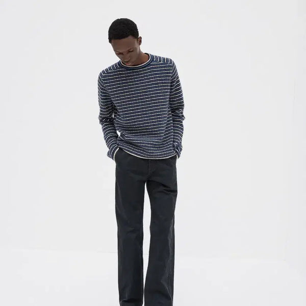 [BUNJANG] Orrery Garment Dyed Pins Light Chino Pants Black 4 / 오라리 가먼트 다이드 핀스 라이트 치노 팬츠 블랙 4