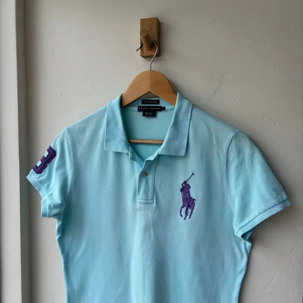 [BUNJANG] Polo Ralph Lauren Mint Big Pony T-Shirt / 17498 - 폴로 랄프로렌 민트 빅포니 반팔 카라티