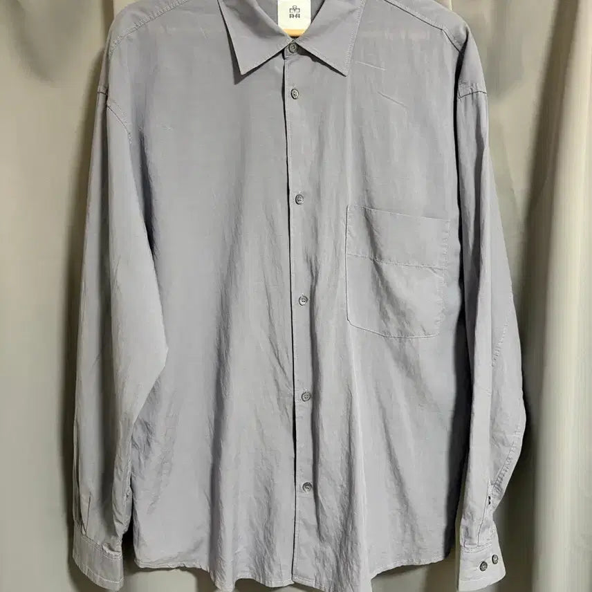 [BUNJANG] Politeru Tenko Shirt Mid-Blue Grey / [3] 폴리테루 텐코 셔츠 미드블루그레이 미블그