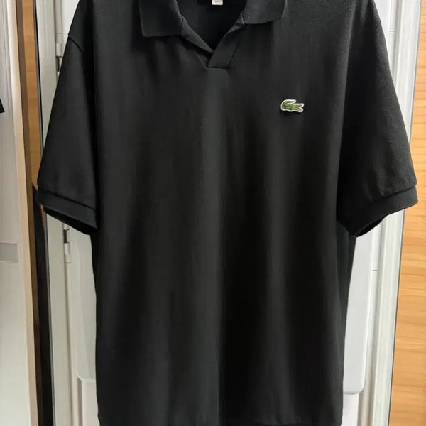 [BUNJANG] Lacoste Black Polo Shirt Size 4 (L) / 라코스테 카라티 블랙 4사이즈 L