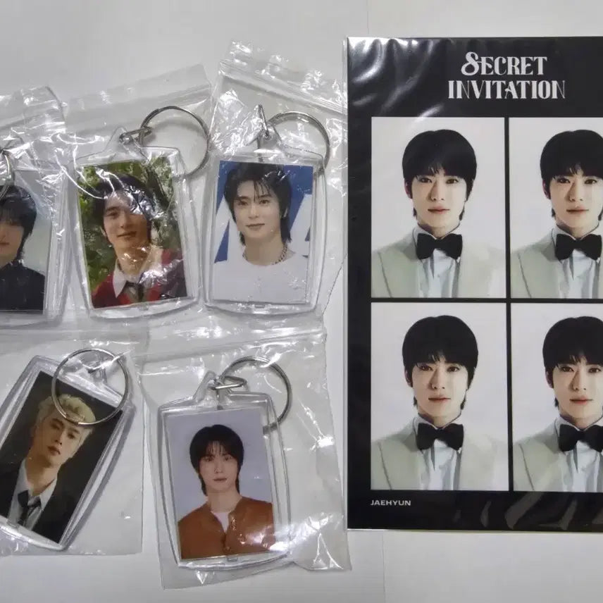 [BUNJANG] NCT 127 Jaehyun Four-Cut Photo Keyring Bundle Set / nct127 재현 네컷포토 키링 일괄